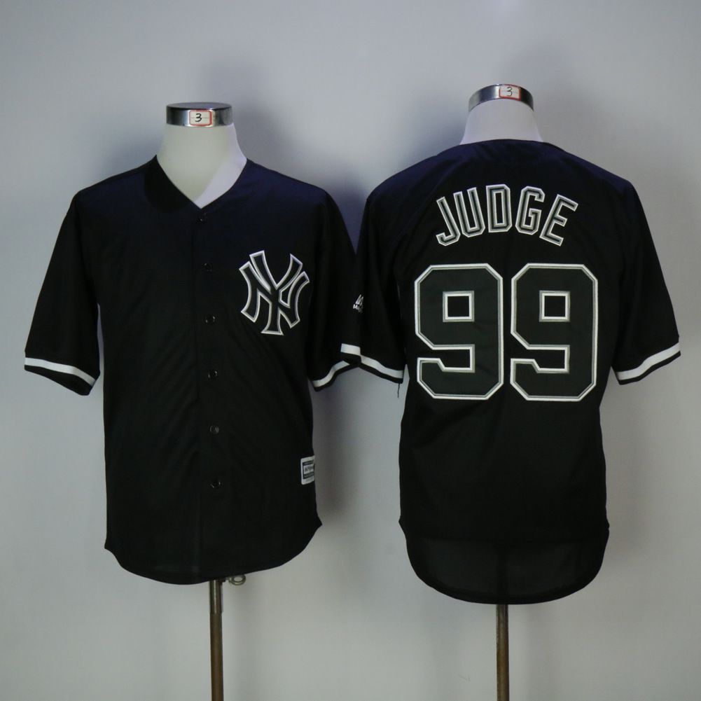 Men New York Yankees #99 Judge Black MLB Jerseys->new york yankees->MLB Jersey